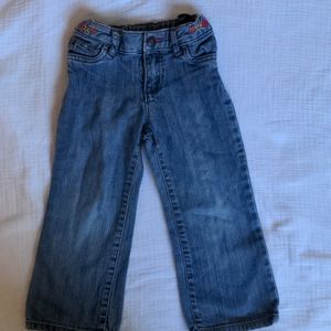 Carter's 🦋❤️🌈 Embroidered Jeans